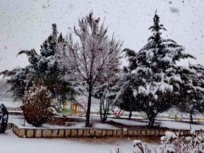 سومین بارش برفِ شهرستان❄️